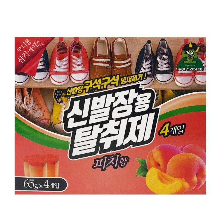 피치향신발탈취제 냄새제거방향제 신발용탈취제 - 메인 이미지