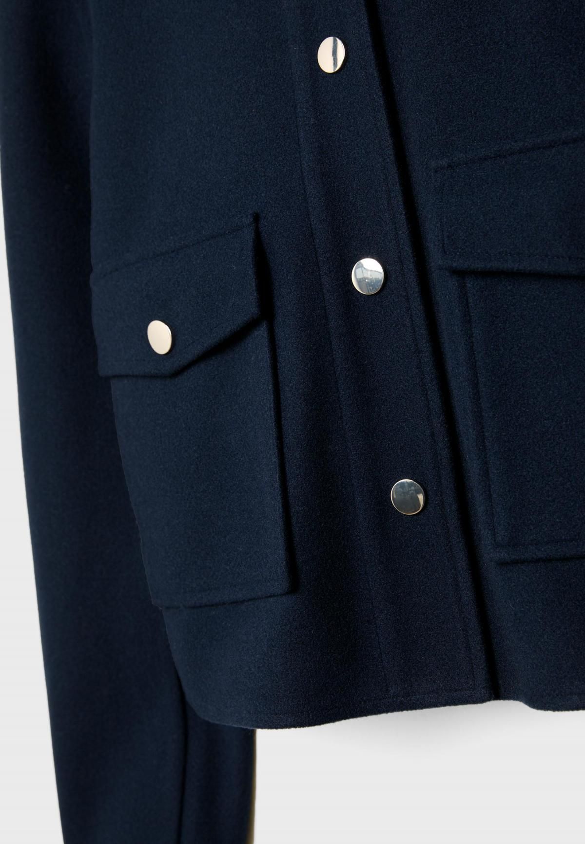 스트라디바리우스 미니멀 소프트 크롭 테크니컬 재킷 5716/329 NAVY BLUE - 상세 이미지 3