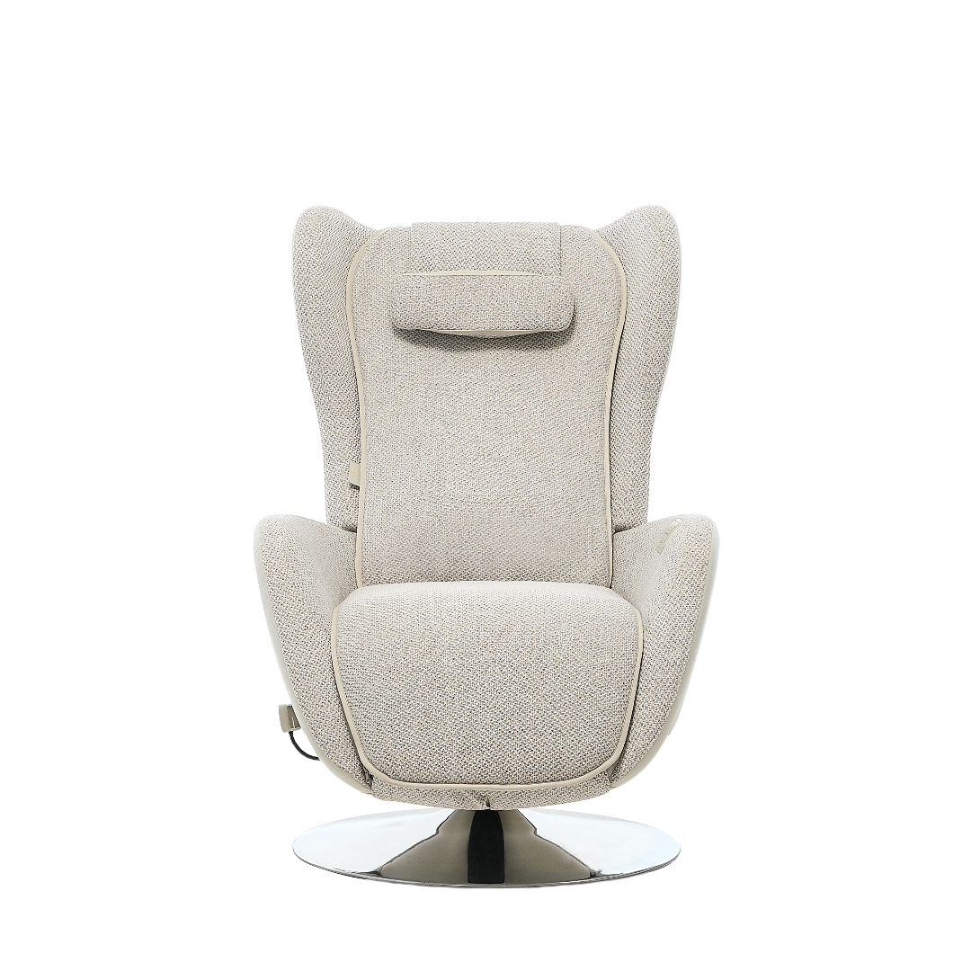 알트레스트 AL002 마사지 1인용 리클라이너 기능성 패브릭 안마의자 아이보리