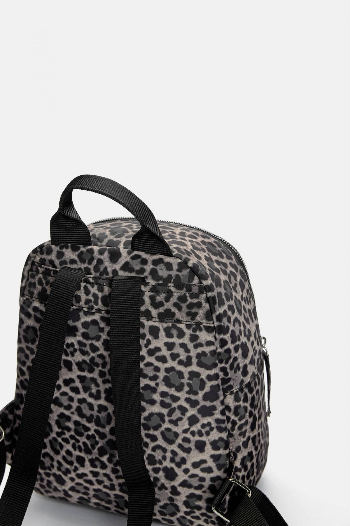 풀앤베어 애니멀패턴 나일론 레오파드 백팩 4182/640 LEOPARD - 상세 이미지 4