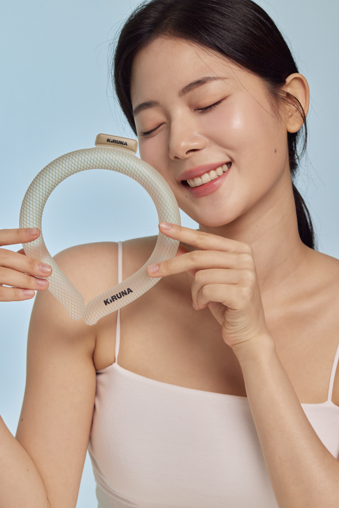 일반형 프리미엄 넥쿨러 PCM냉매 아이스넥밴드 냉스카프 베이지 - 상품 이미지