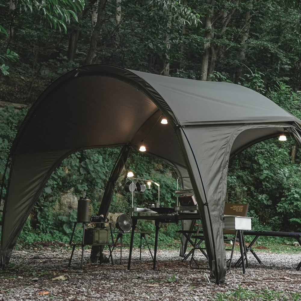 카고컨테이너 터널 EX 텐트 4인용 터널형 돔형 쉘터 DAC 폴 모스카키