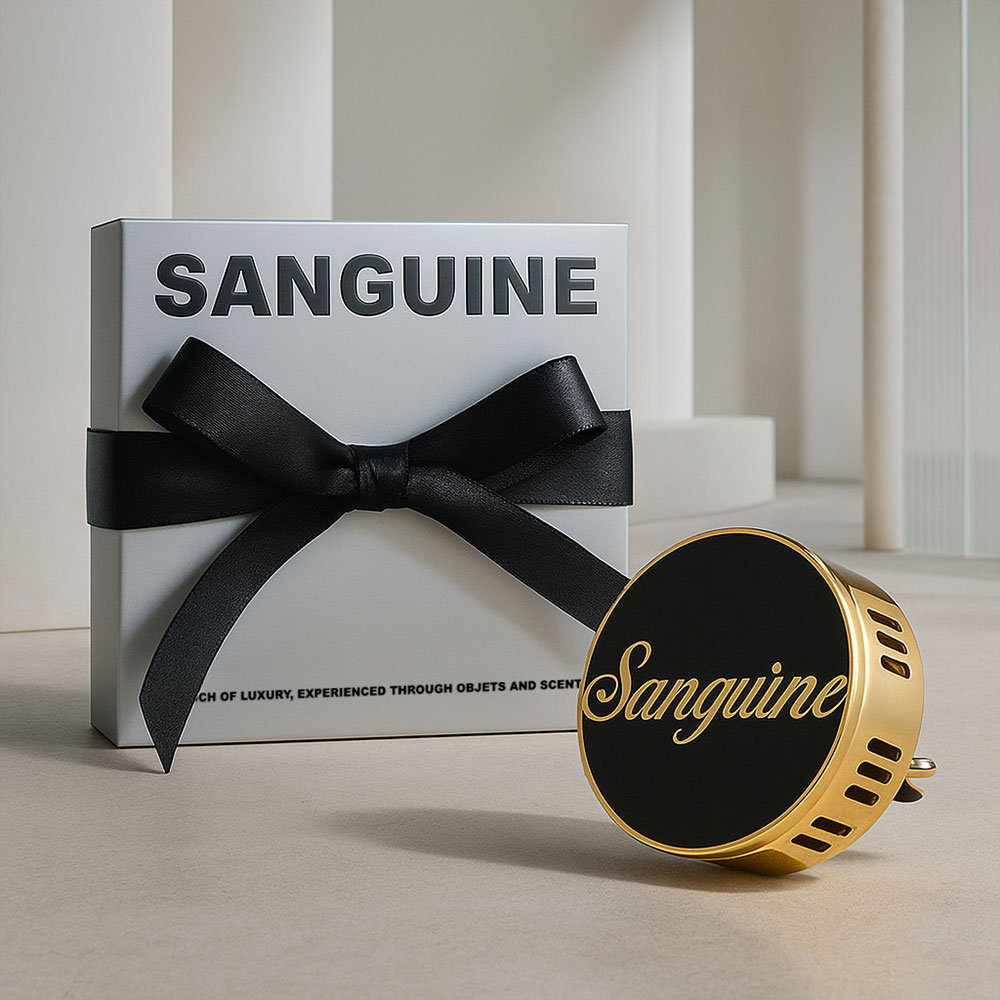 생귄 명품 차량용 방향제 송풍구 디퓨저 쥬얼리 클립 블랙 No Map