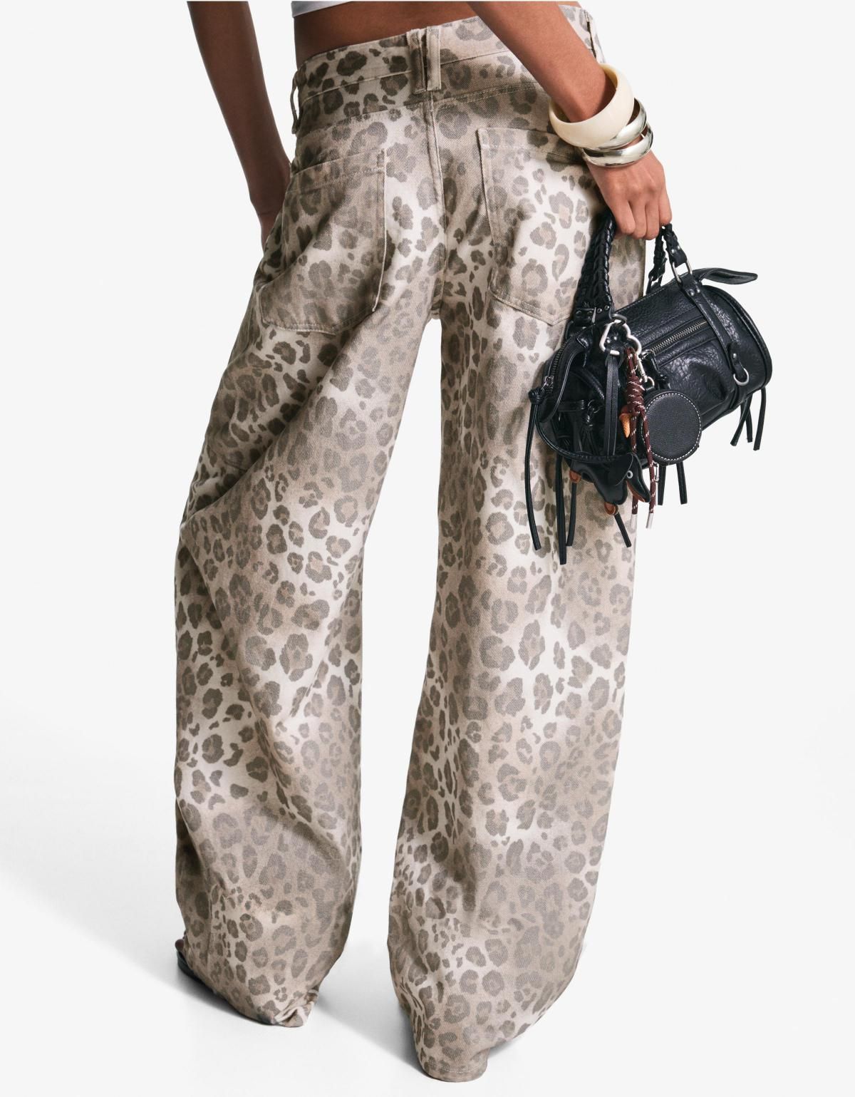 버쉬카 애니멀 프린트 와이드 배럴 팬츠 5100/335 MULTICOLORED - 상세 이미지 2