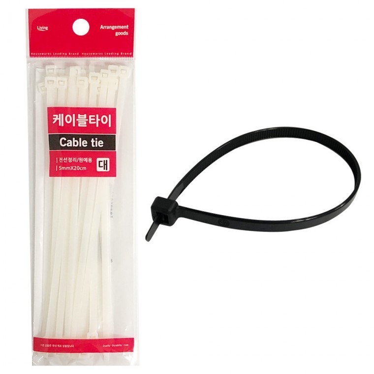 전선정리 전성정리 케이블타이특대 - 메인 이미지