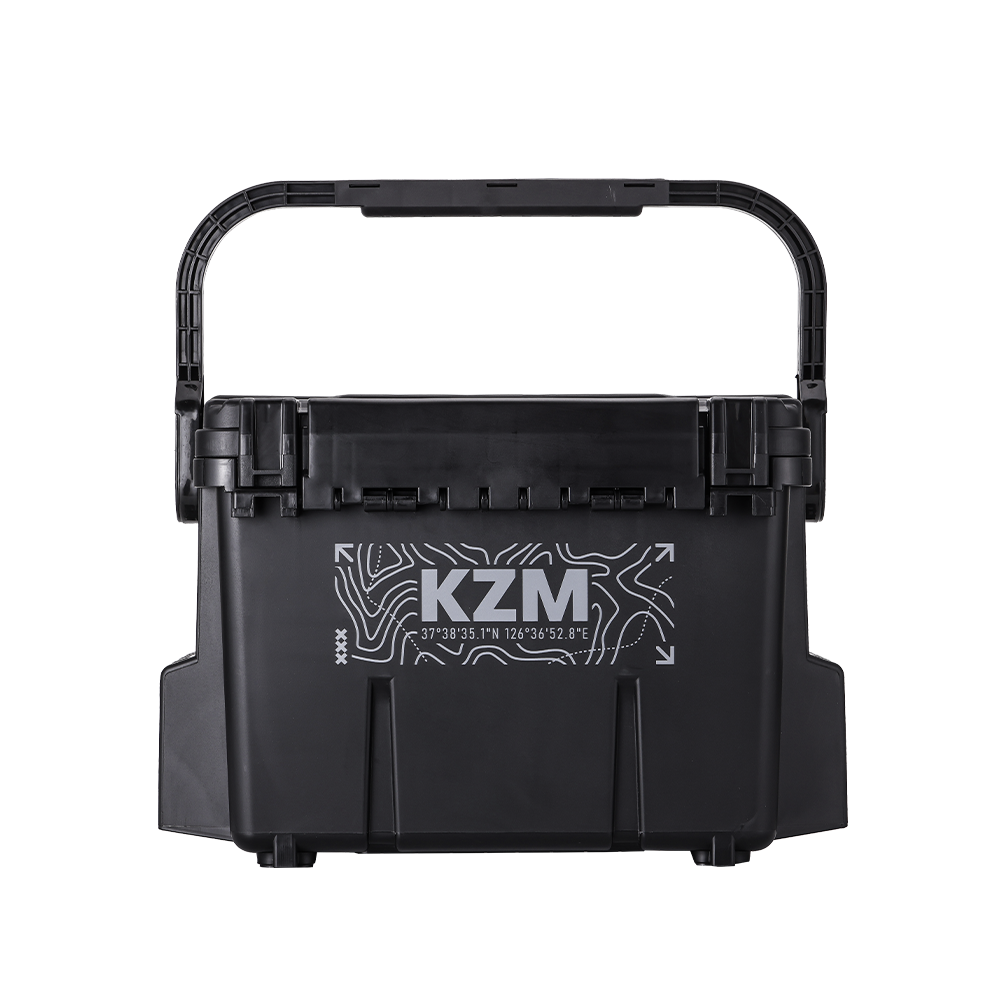 카즈미 스택쿨러 아이스박스 36리터 메이호 태클박스 스텍쿨러 호환 결합제품 블랙