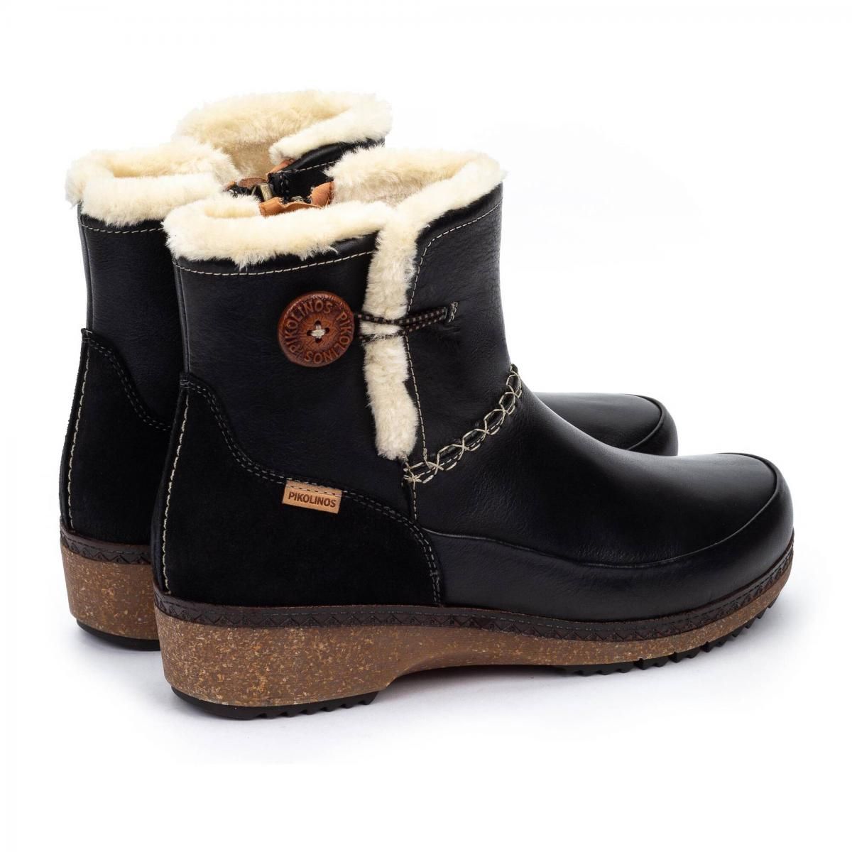 피콜리노스 컴포트 메모리폼 앵클부츠 GRANADA W0W-8711C1 BLACK - 상세 이미지 4
