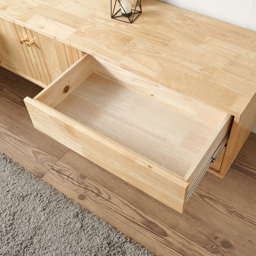 카본 1800 75인치 85인치 티비장 북유럽원목거실장 tv다이서랍장