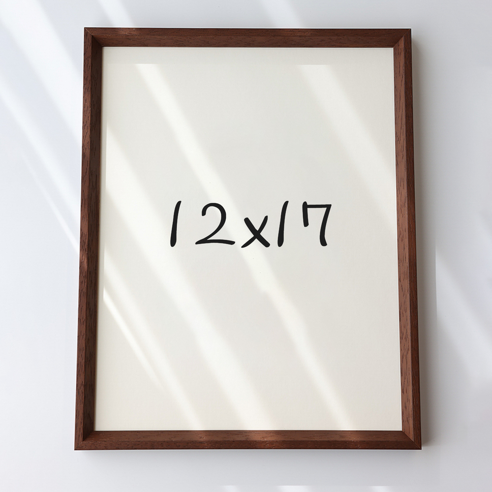 7mm삼각 원목액자 웨딩액자 아크릴 프레임 틀 제작 우드 12x17 304x431mm, 샴페인 - 메인 이미지
