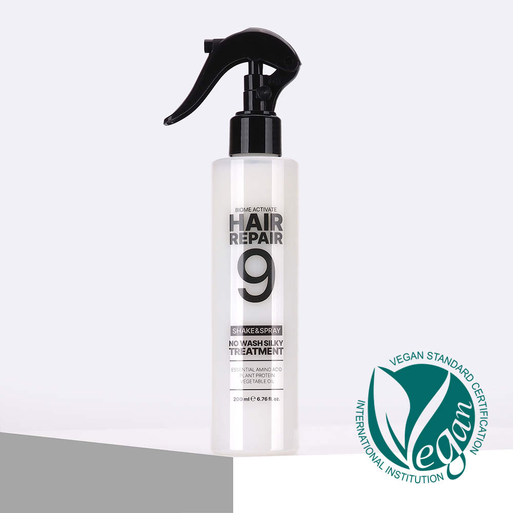[바액] 헤어리페어9 노워시 실키 트리트먼트 [200ml] 수분충전 엉킴없이 정전기방지 수분미스트 딥모이스처 극손상모개선 단백질미스트