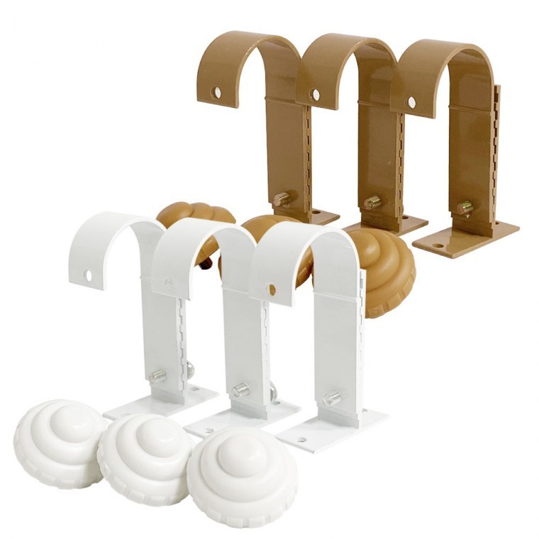 길이조절형 커튼봉고정브라켓 커튼설치