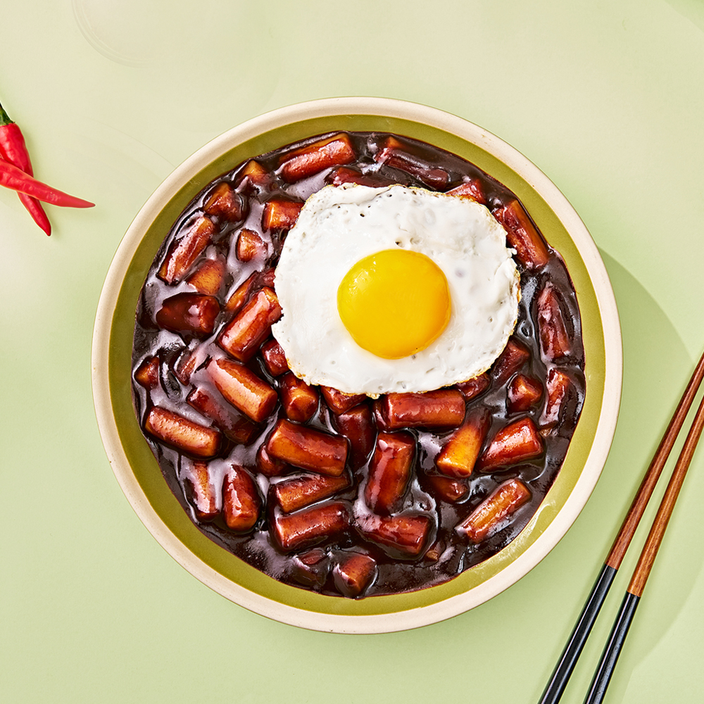 국떡 컵볶이 매콤짜장맛 144g, 4개 - 상품 이미지