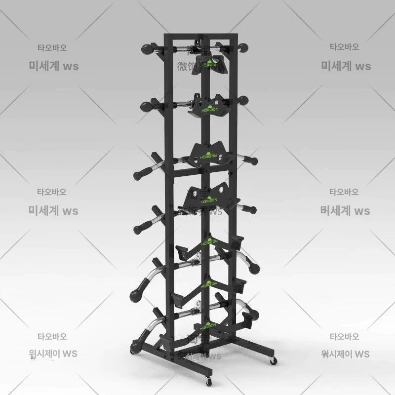 맥그립 정리대 헬스 벽걸이 렛풀다운 웨이트 전시대 액세서리 장비 선반 - 상세 이미지 5