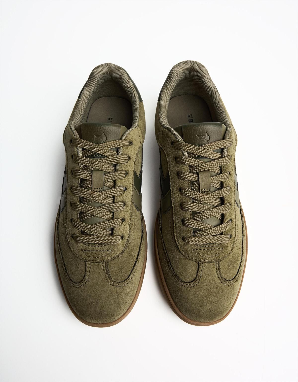 버쉬카 레트로 카키 로우탑 스니커즈 1412/664 KHAKI - 상세 이미지 5