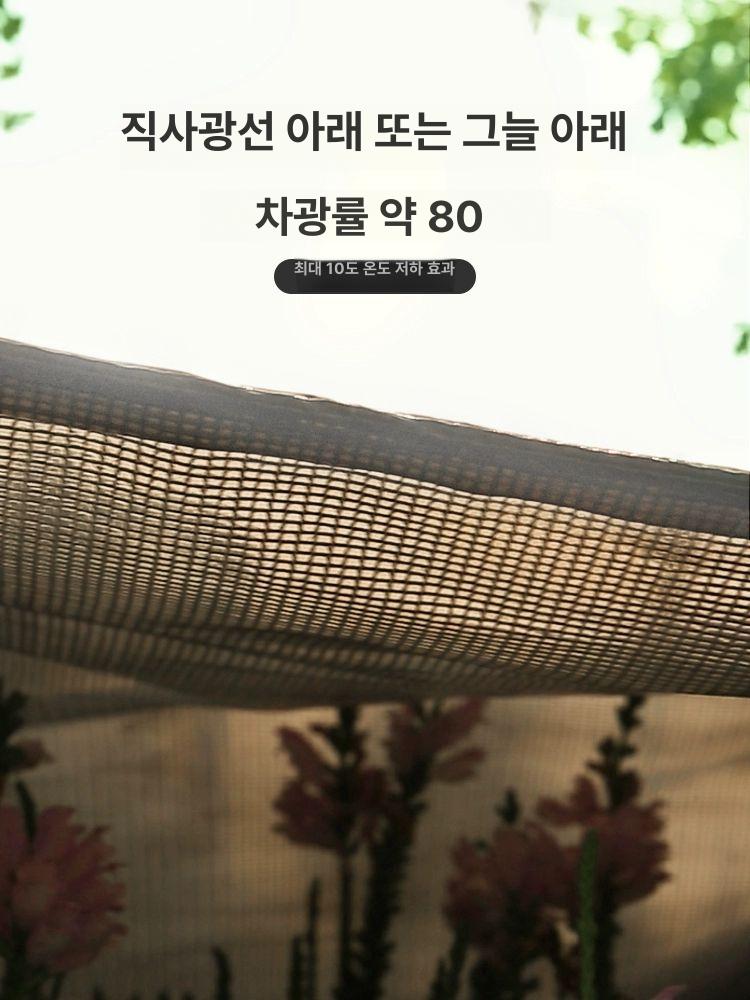 방수 비닐 방수원단 재료 천막 시트 강화된 메쉬 원단 방수 및 반차양 2x4m - 상세 이미지 4