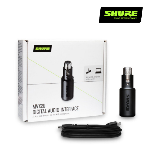 SHURE MVX2U 슈어 XLR 초소형 오디오인터페이스 오인페