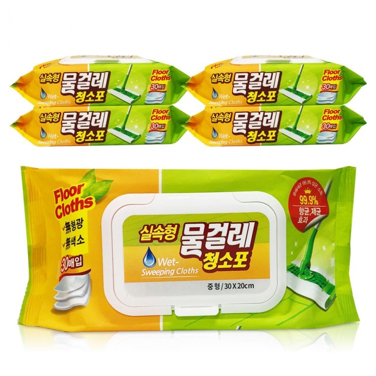 물걸레청소포 물걸레청소포30매 찌든때 - 상품 이미지