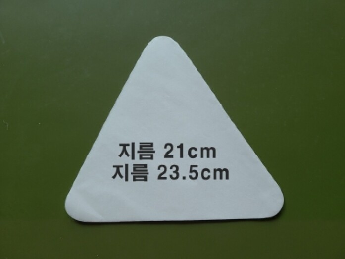 [본사직영]에버랩  삼각형 종이호일 주문제작 접시받침용 사이간지용 - 상세 이미지 2