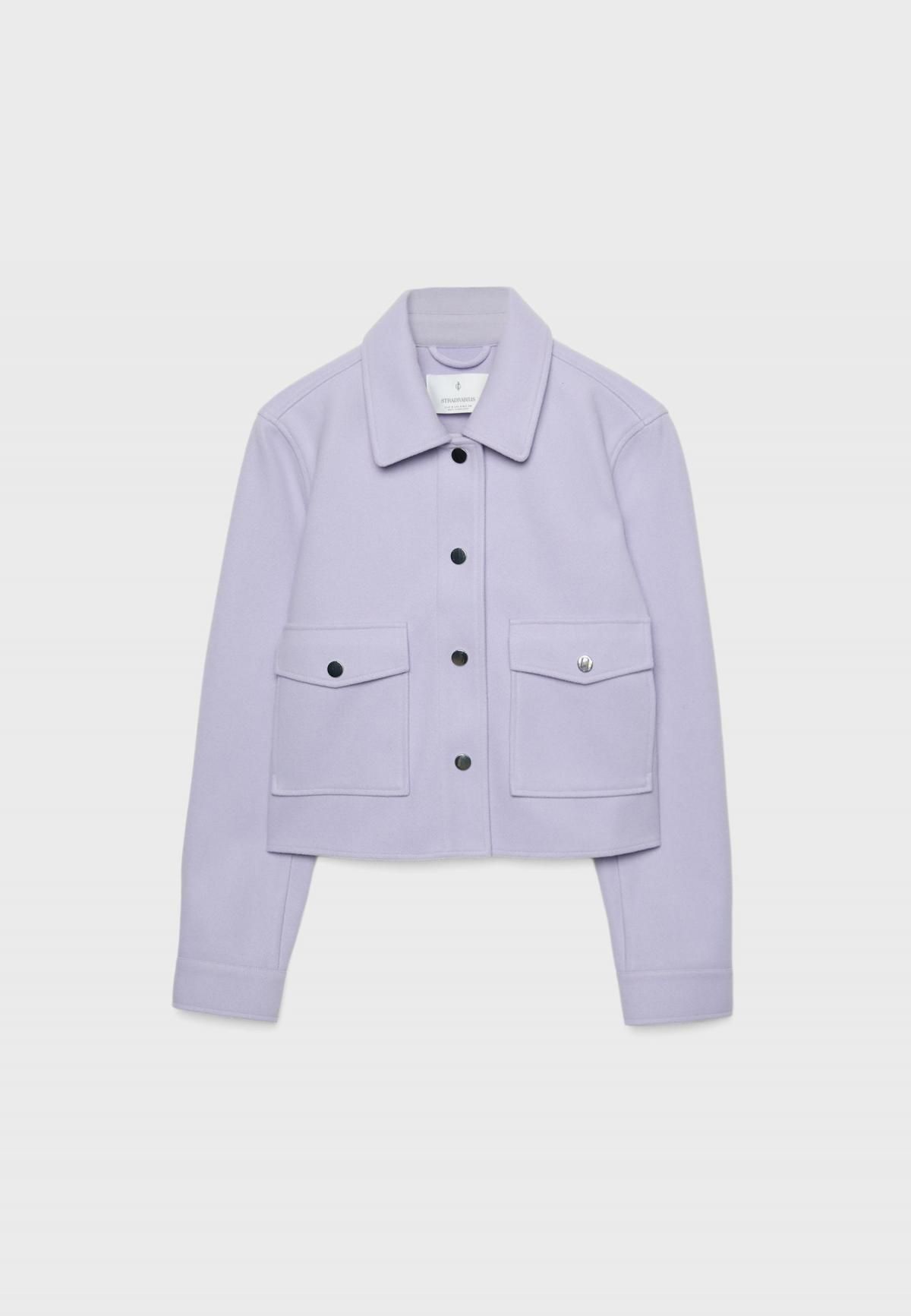 스트라디바리우스 라이트소프트 크롭 재킷 5716/329 MAUVE - 상품 이미지