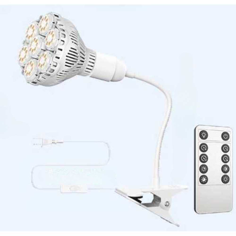 플랜트 생장등 LED 실내재배용 성장등 키우기등 화초 E27 40W 풀 스펙트럼 - 상품 이미지