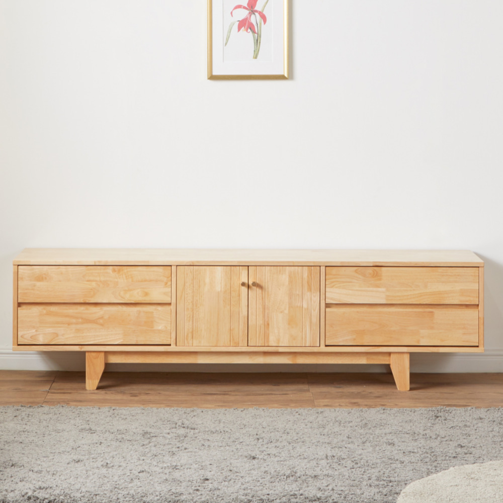 카본 1800 75인치 85인치 티비장 북유럽원목거실장 tv다이서랍장