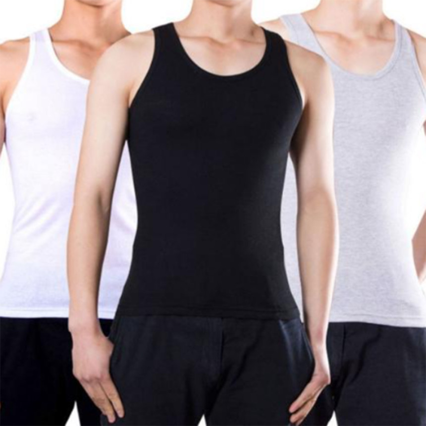 L-3XL 남성 나시 티셔츠 민소매 티 남자 무지 기본 여름 시원한 빅사이즈 헬스 스포츠