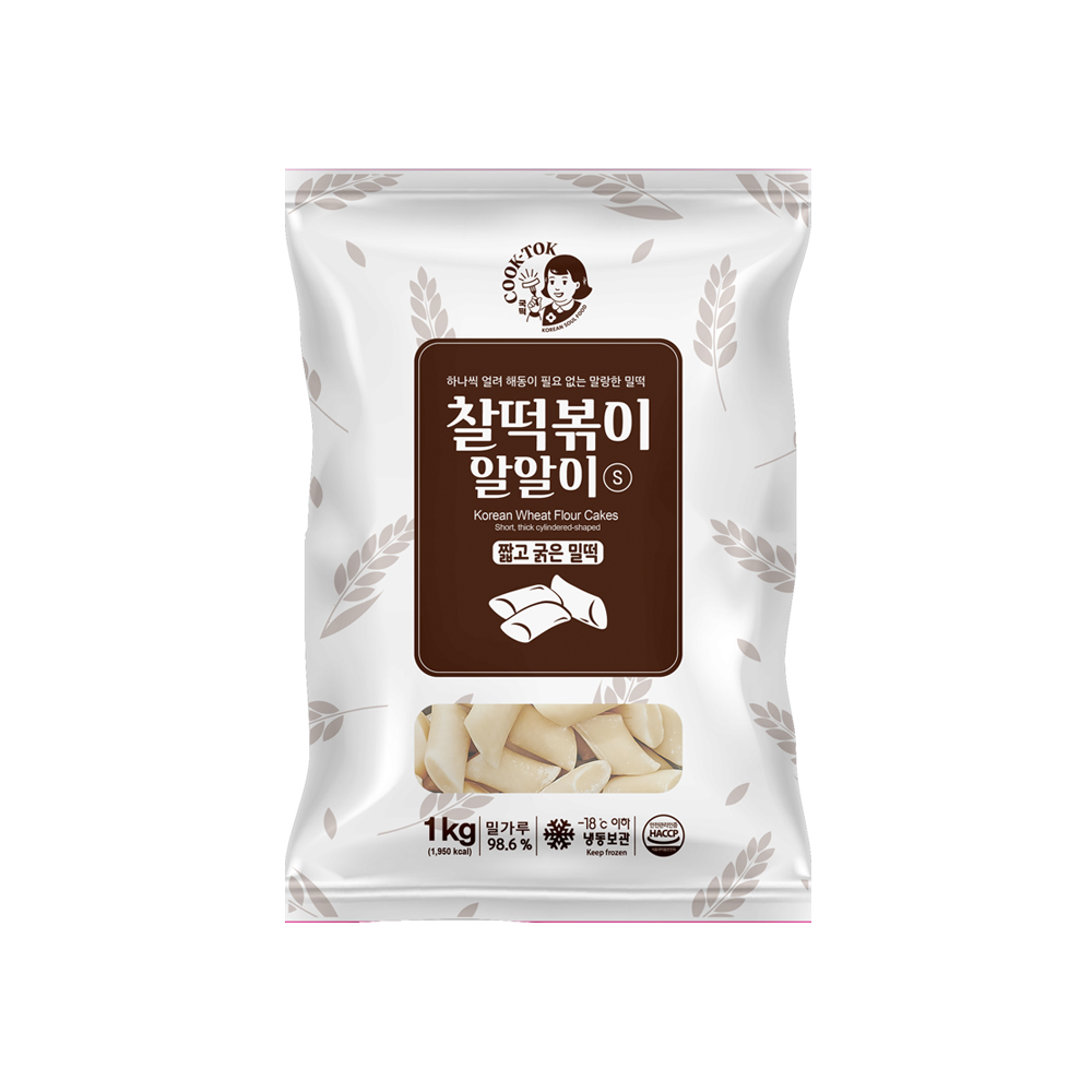 알알이 짧고 굵은 떡볶이 떡(S) 1kg, 8봉 - 상세 이미지 2
