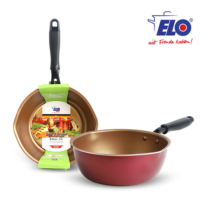 ELO K-디자인 골드칼라 IH 딥 프라이팬 20cm - 상품 이미지
