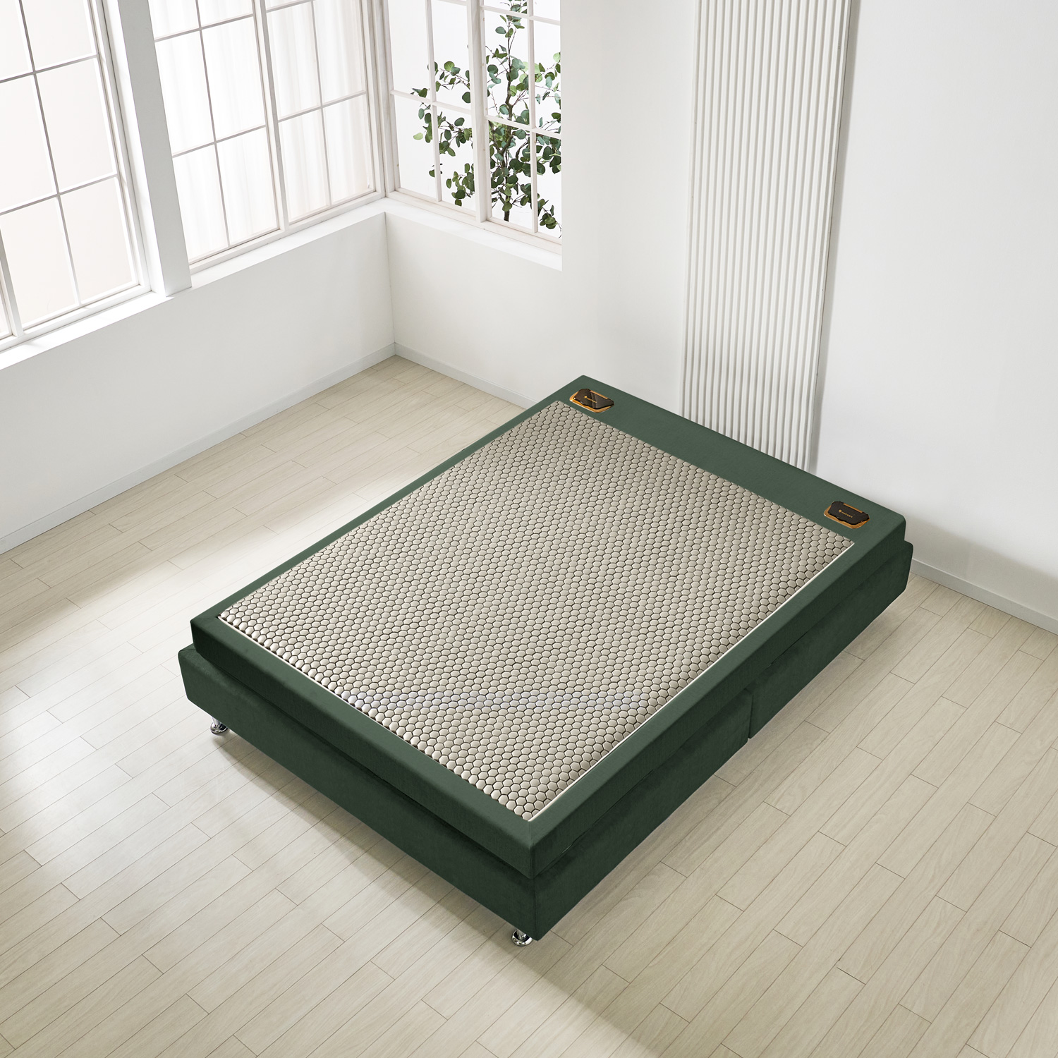 가보건강침대 황토 세라믹볼 세라믹스 돌침대 헤드리스 평상형 퀸 Q모닝평상SE