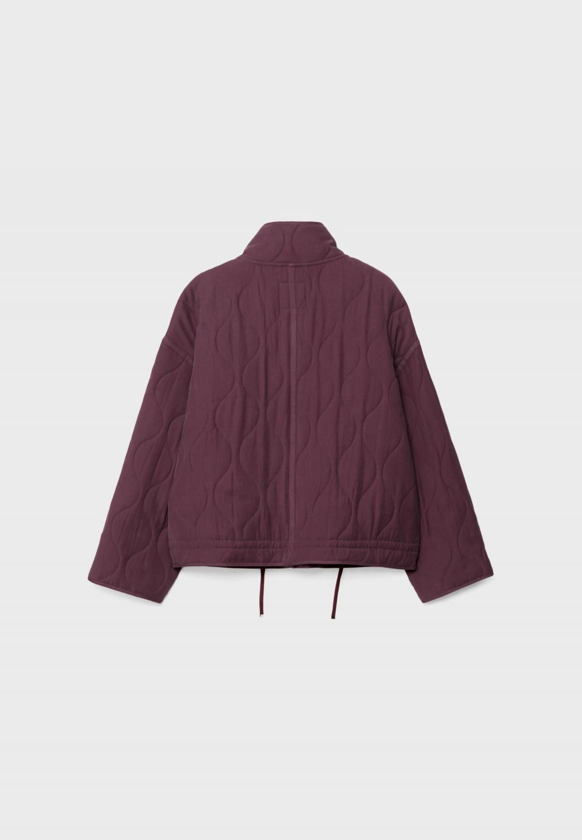 스트라디바리우스 테크니컬 하이넥 버건디 패딩 자켓 1726/369 BURGUNDY - 상세 이미지 2