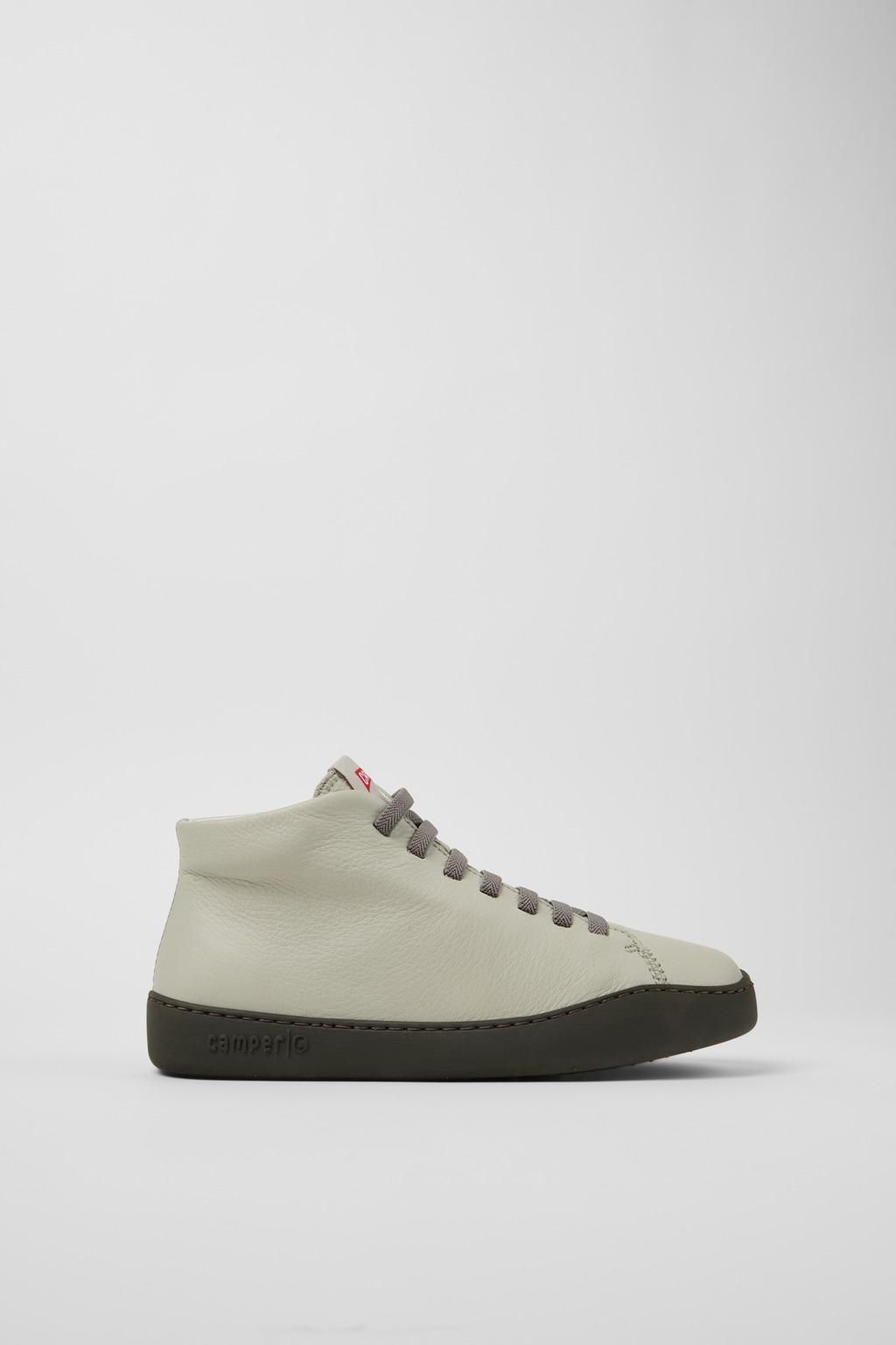 캠퍼 테크니컬 그레이 레더 스니커즈 부티 Peu Touring K400422-029 BEIGE - 메인 이미지