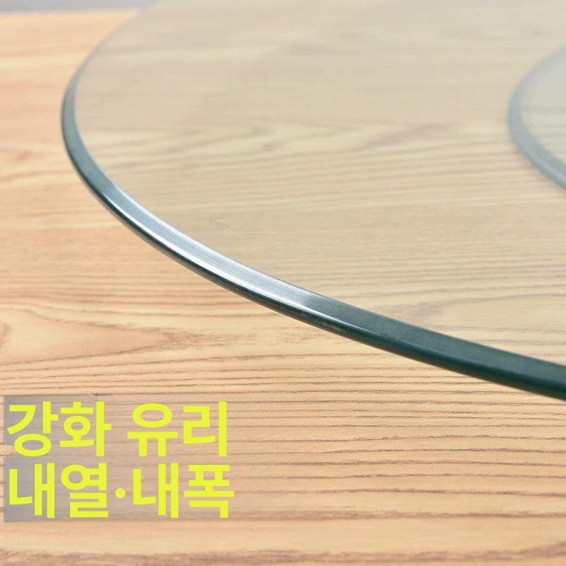중식당 강화유리 턴테이블 회전판 바퀴 보조바퀴 중식 직경 120cm 보조 바퀴 6바퀴 - 상세 이미지 3