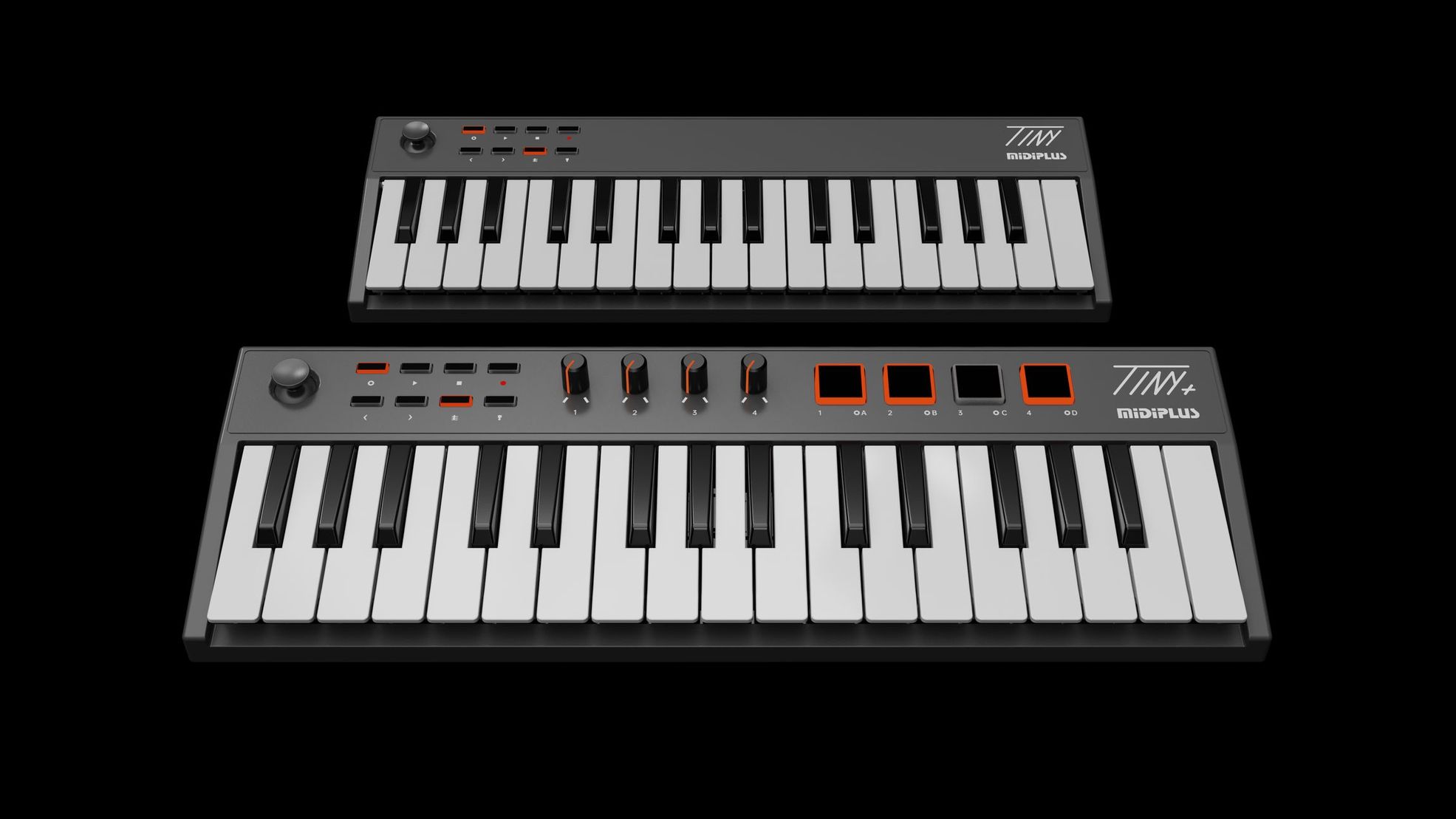 접이식 미니 키보드 패드 디지털 입문 V49 MIDIPLUS 휴대용 무선 피아노 TINY 정품음원+피아노페달포함 - 메인 이미지