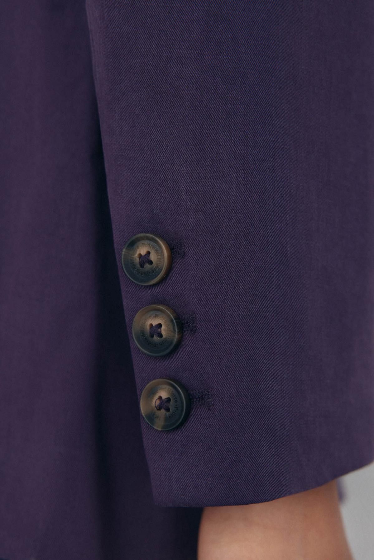 페드로 델 이에로 테일러드 퍼플 레귤러핏 블레이저 6752171 MORADO - 상세 이미지 5
