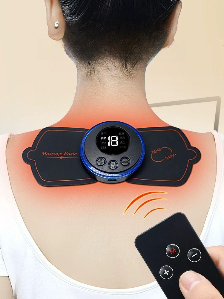 목 어깨 마사지기계 저주파 휴대용마사지 승모근 휴대용 충전형 8종 세기 19단 본체 1개 - 상품 이미지
