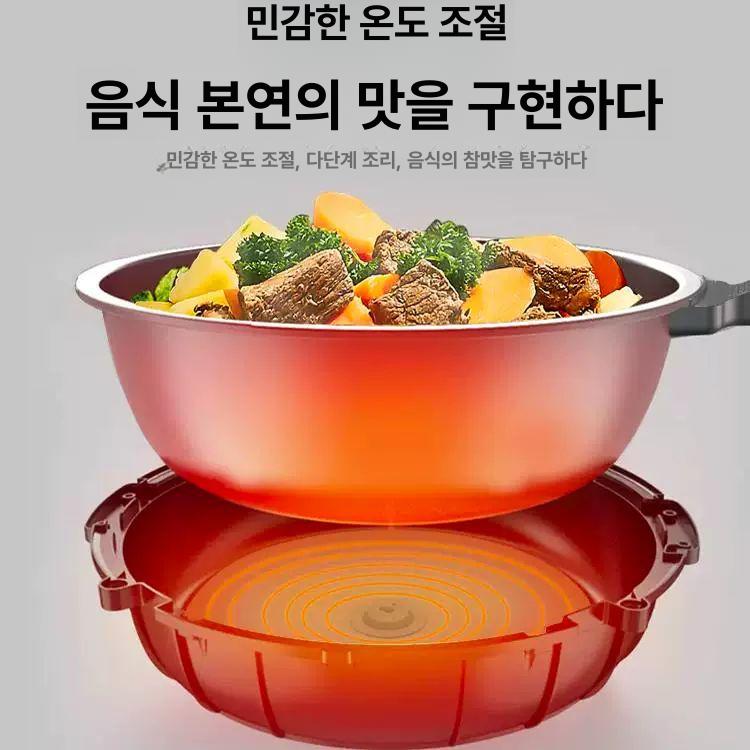 자동회전 냄비 롤 뉴오리지널 조리기 만능 삼겹살구이 우주그레이 - 상세 이미지 4