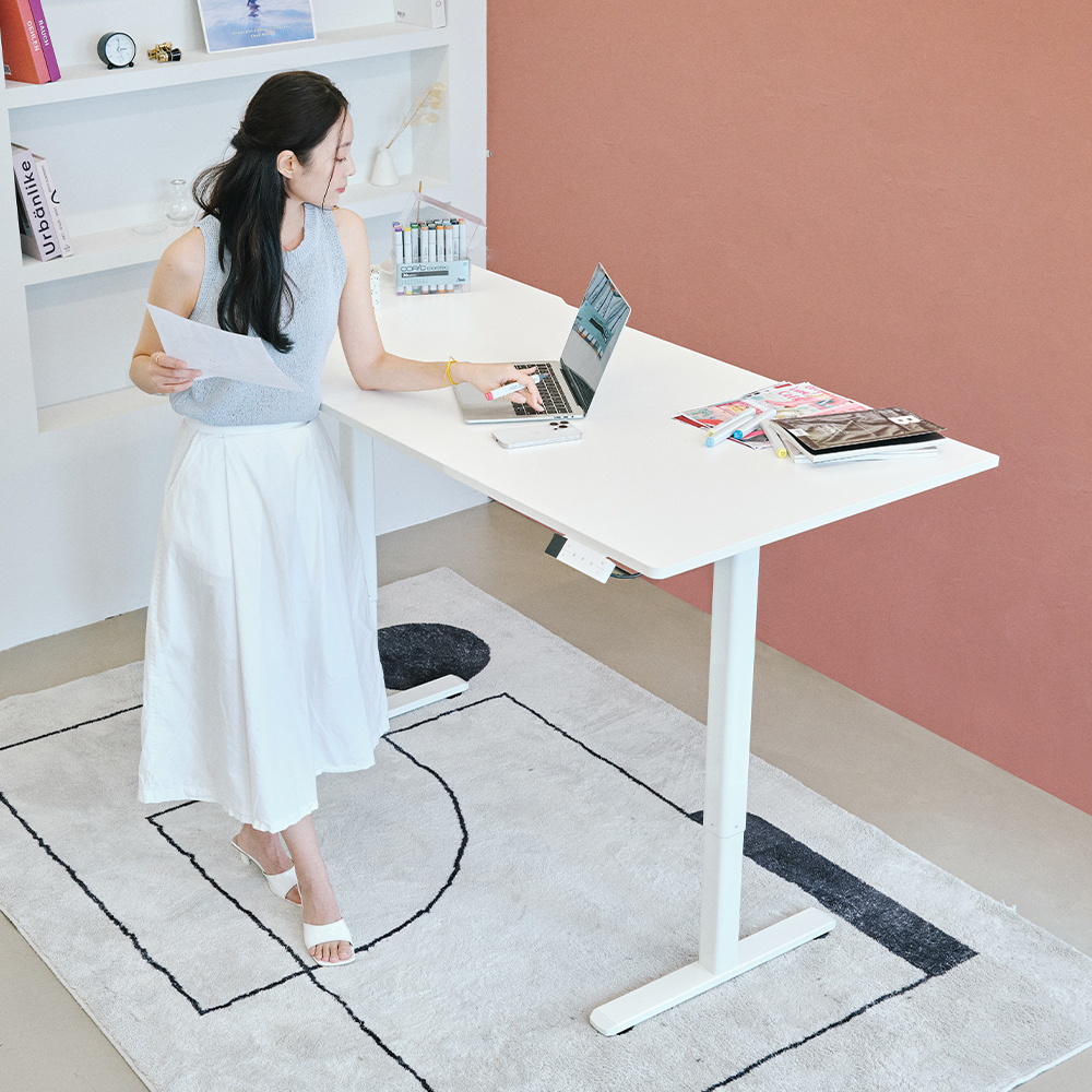 제닉스 오비스 모션데스크 EL 전동 1400 x 750 높이조절 모션데스크