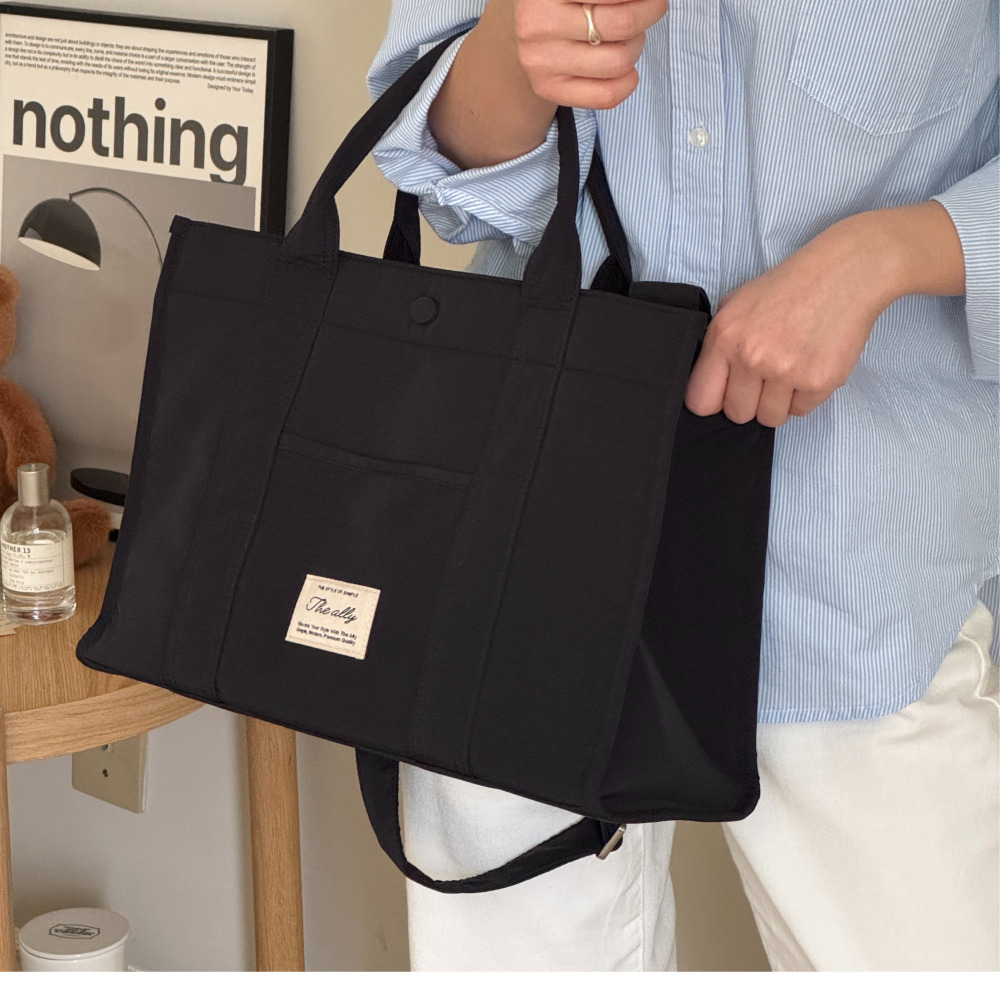 보부상가방 텀블러 아이패드 가방 봄 출근 나일론 노트북숄더 쇼퍼 백