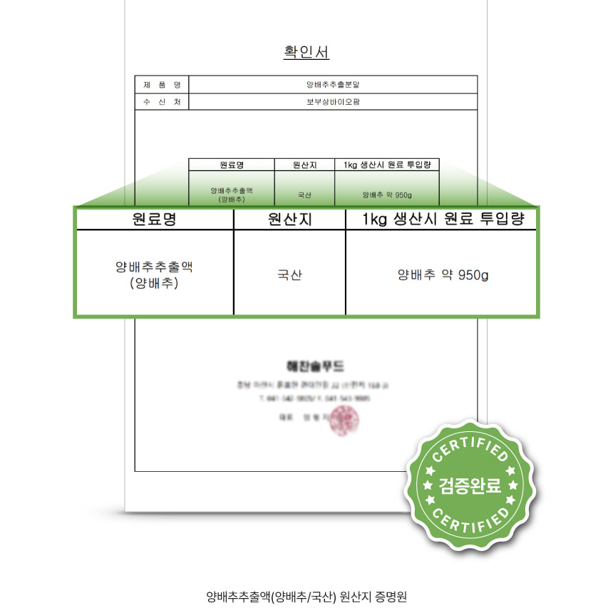 국산 양배추추출물 분말 양배추정 90정, 3개 이미지 8
