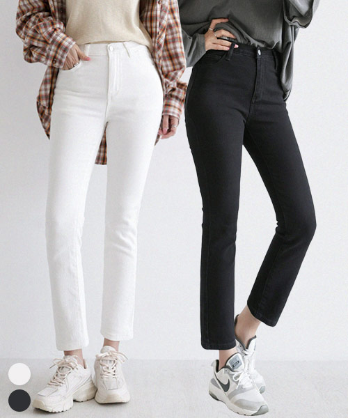 [딱맞진No.17] 3D입체 인밴딩 스판 일자 팬츠_264765 - 상품 이미지