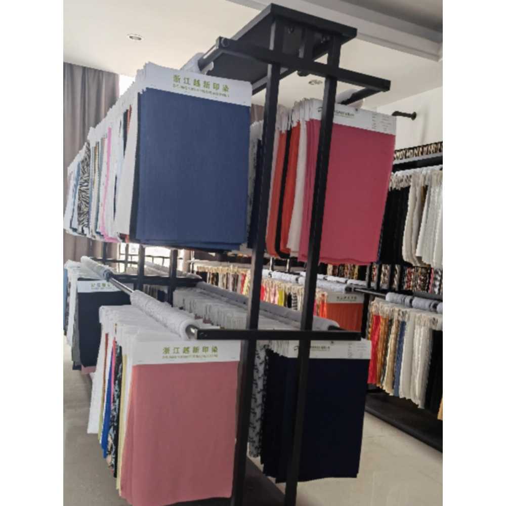 속옷 진열대 수영복 스탠드 전시대 보관 매대 회전식 2단 블랙 100x50x150cm - 상세 이미지 2