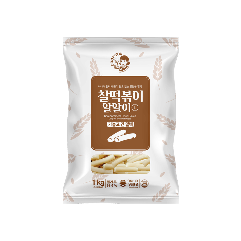 알알이 길고 가는 떡볶이 떡(L) 1kg, 8봉 - 상세 이미지 2