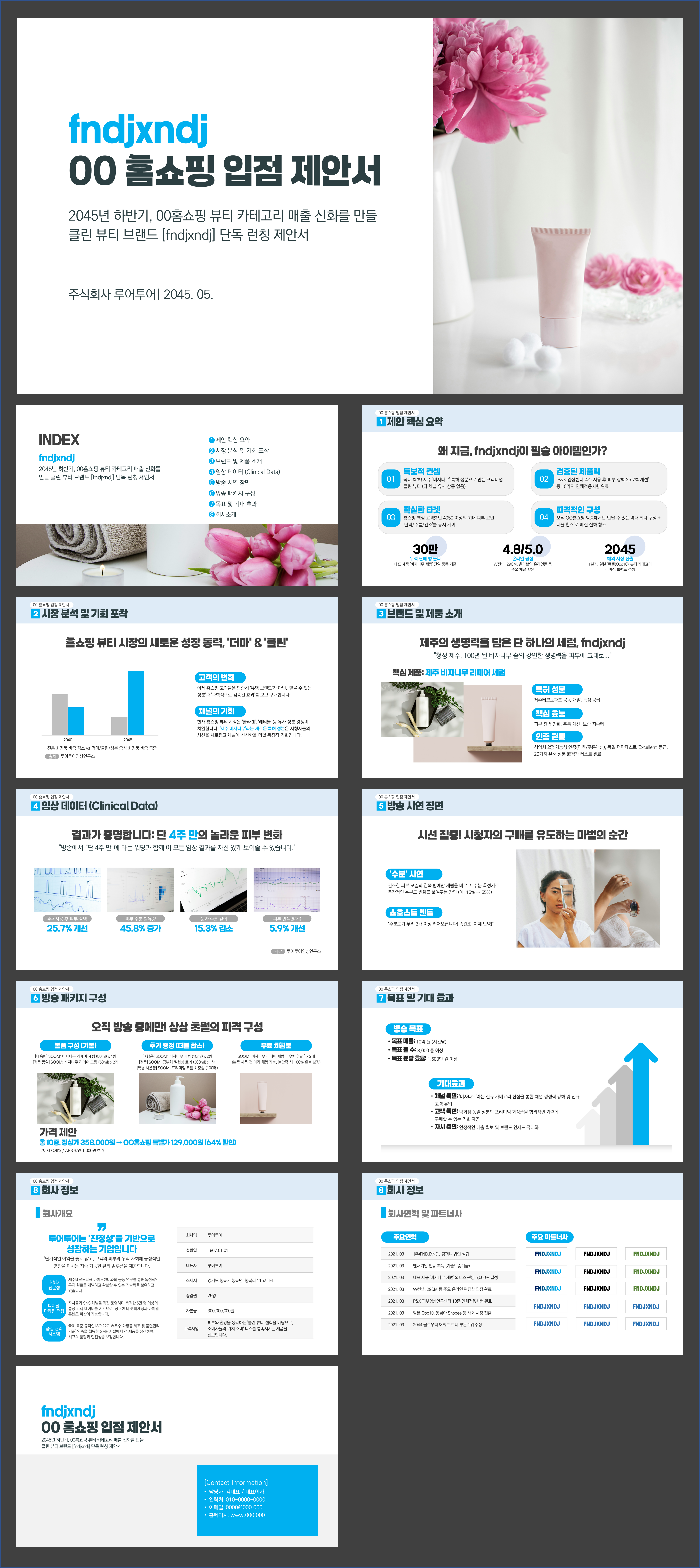 1145 홈쇼핑 입점 제안서 ppt 양식 백화점 대형마트 온라인 플랫폼 - 상세 이미지 2