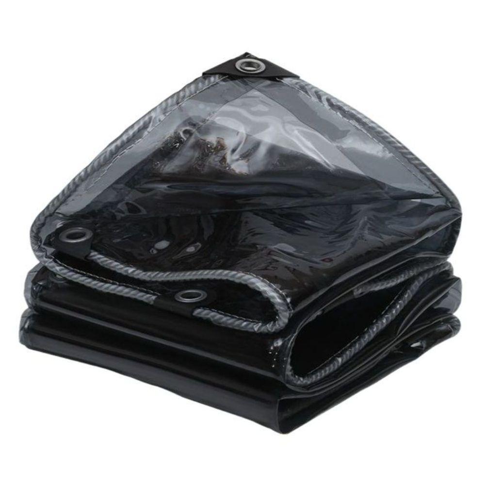 PVC 반투명 방수 우레탄 덮개 방풍 비닐 천 야외 커튼 천막 0.35mm 두께 일반형 2x2m - 상품 이미지
