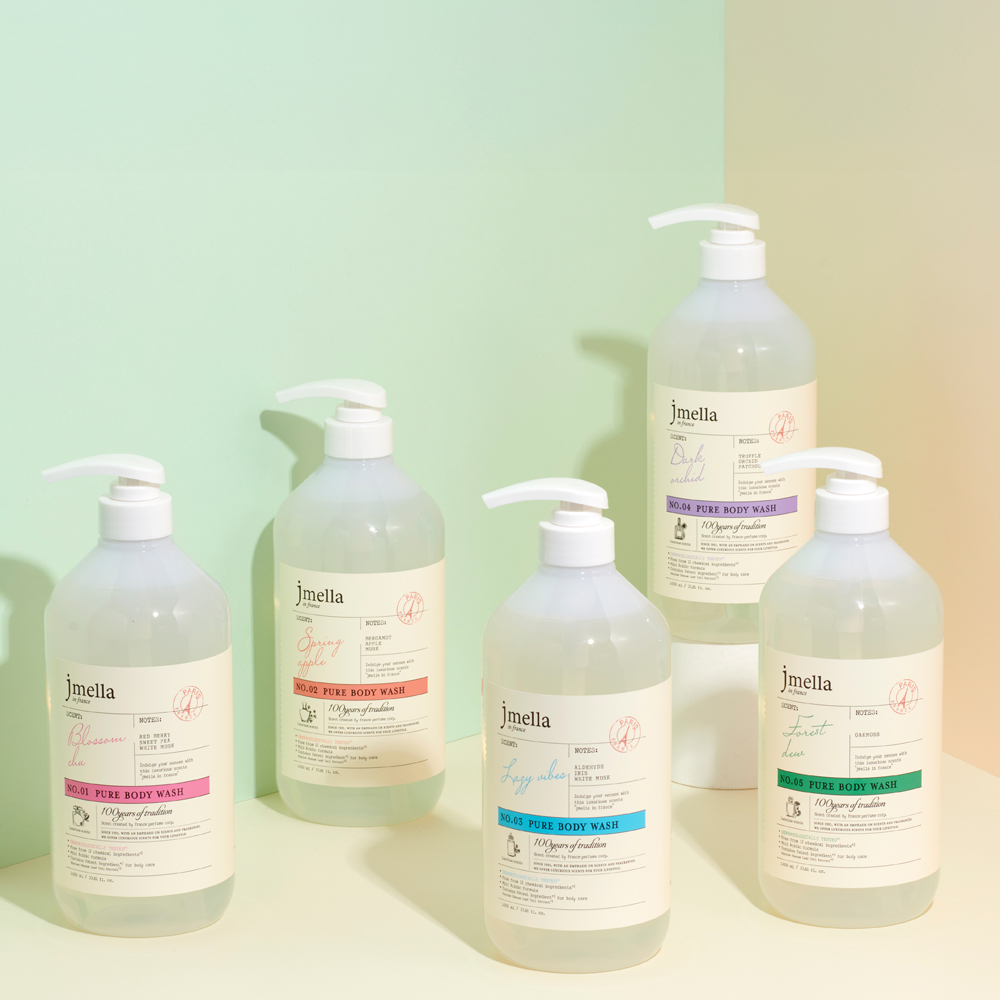 1+1 제이멜라 인 프랑스 퓨어 대용량 헤어 샴푸 / 바디워시 1000ml - 메인 이미지