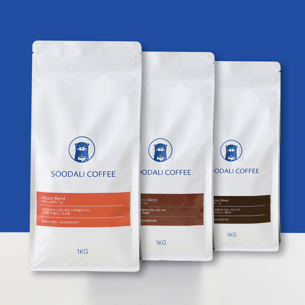 원두납품 카페 대용량 원두 도매 하우스 블렌드 1kg