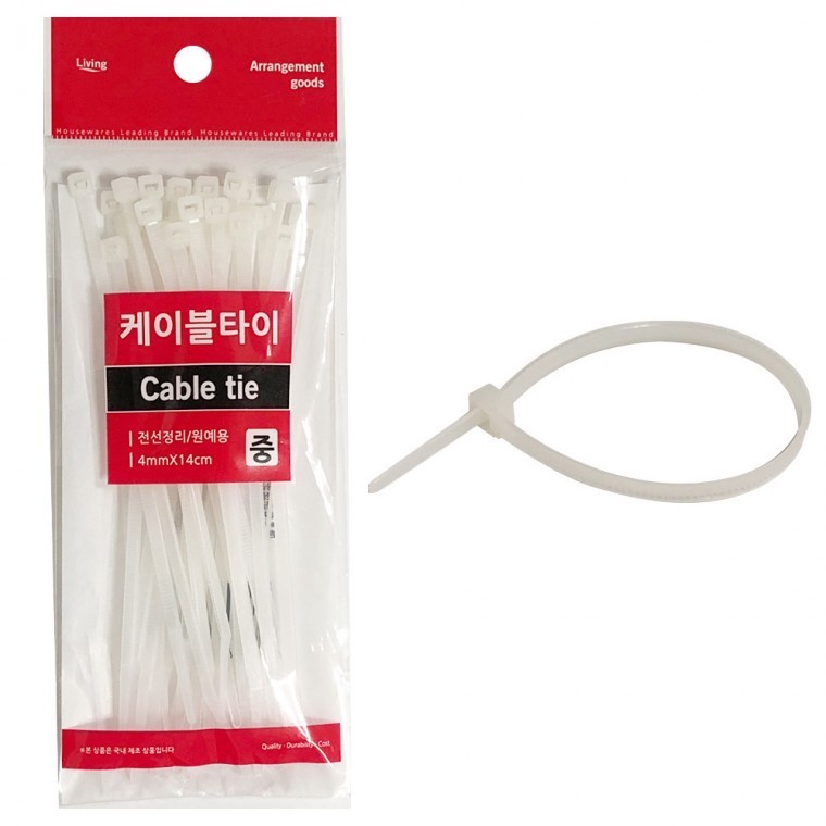 전선정리용품 민광케이블타이 블랙케이블타이 - 상품 이미지