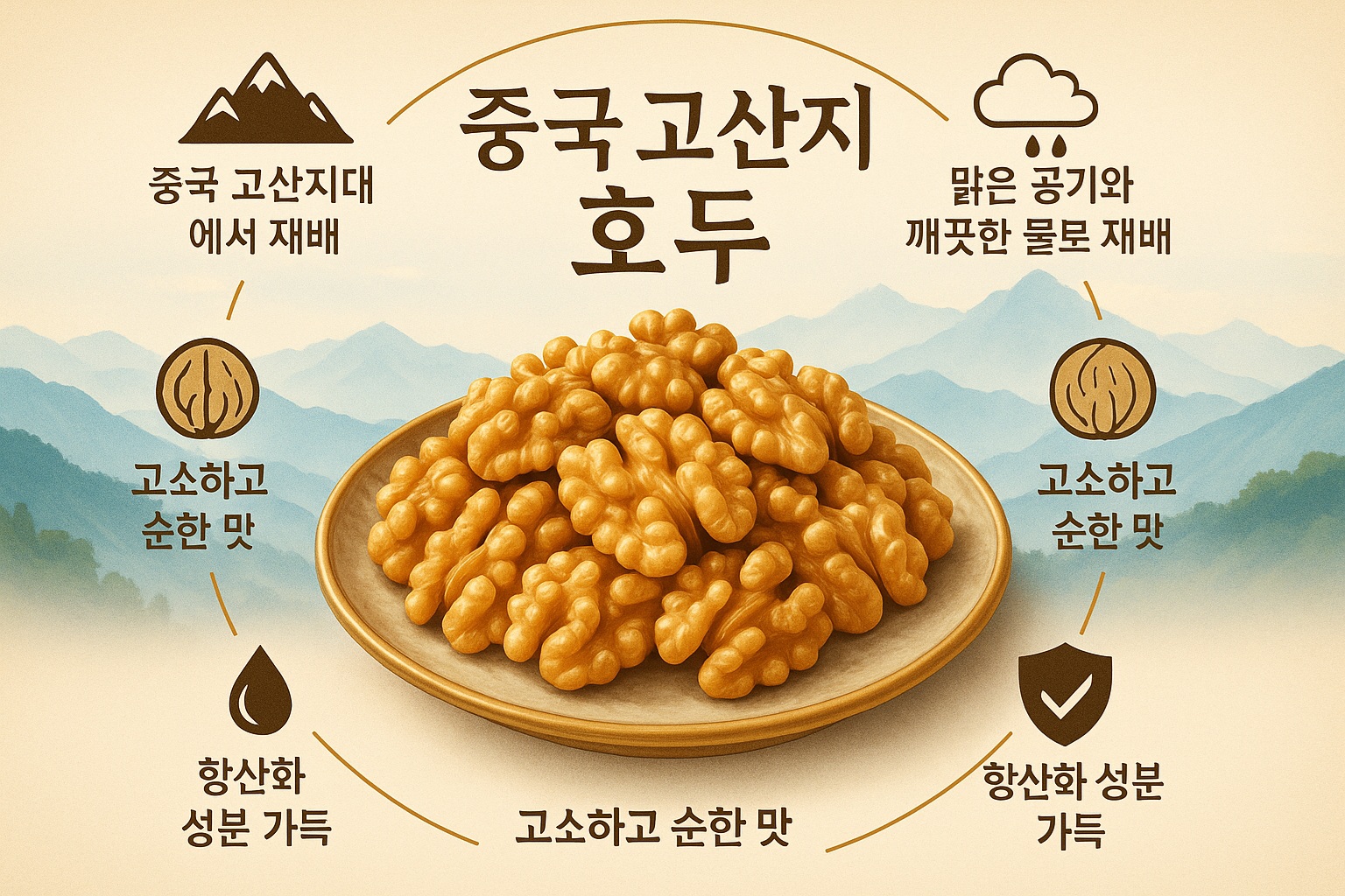명식품본사 깐호두 10kg 1개 진공포장 고소하고 깨끗한 업소 식당식자재 도매가 깐호도 - 상세 이미지 3