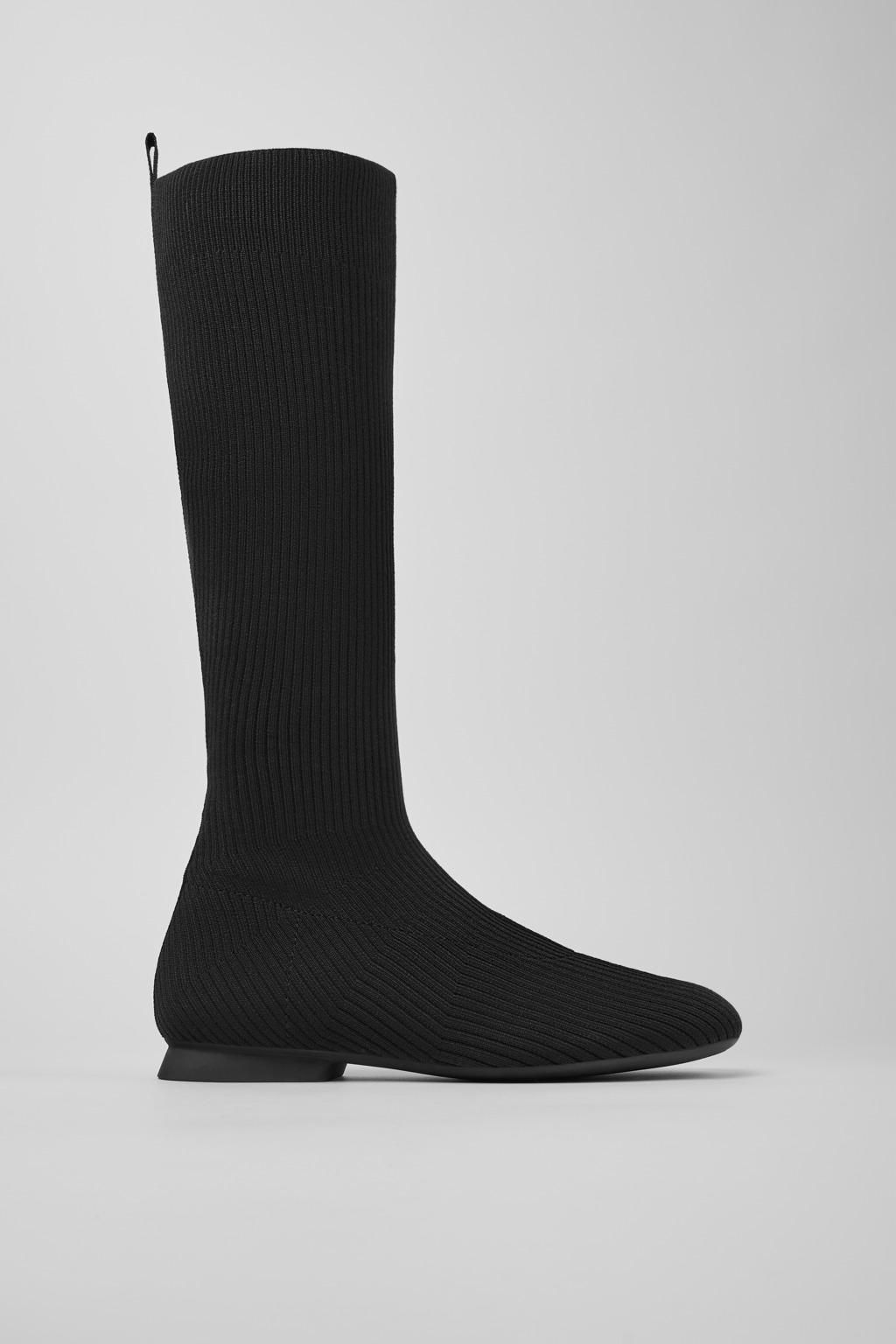 캠퍼 에코 테크니컬 블랙 텐셀 롱부츠 Casi Myra K400801-001 BLACK - 메인 이미지