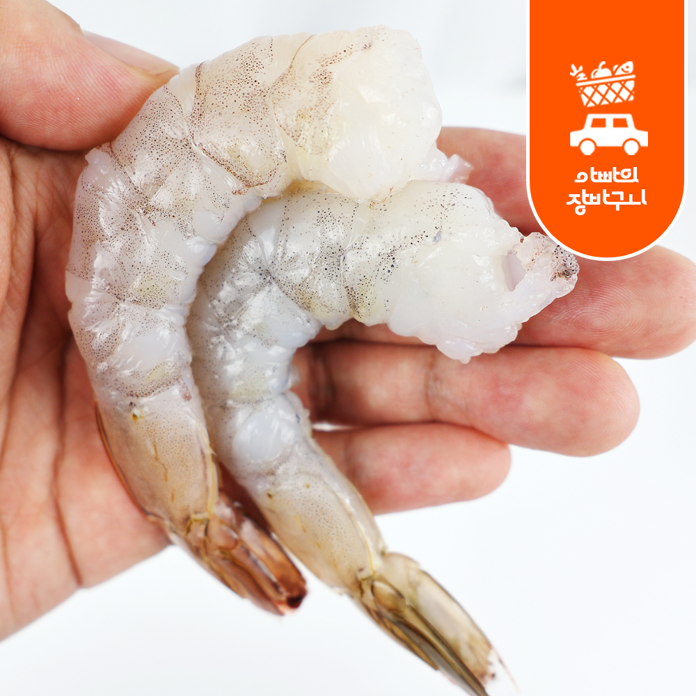 칵테일 새우 1kg (실중량 900g) 냉동 손질 생 새우살 특대 깐새우 흰다리 PDTO